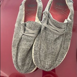 Size 9 hey dudes with dr scholls inserts! VGUC